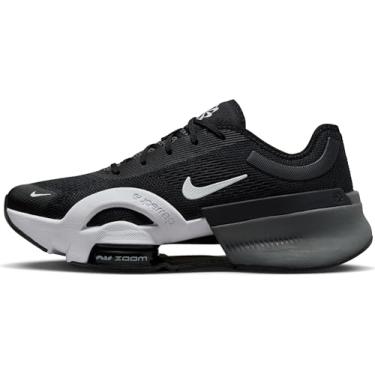 Imagem de Nike Tênis de treinamento feminino Zoom SuperRep 4 Next Nature, Preto, branco, ferro, cinza, fóton, poeira, 35