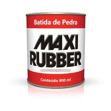 Imagem de Batida De Pedra Branco 900ml Tinta Emborrachamento Maxi Rubber