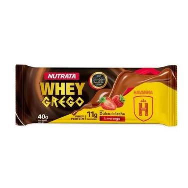 Imagem de Barra Whey Grego Bar Havanna Doce de Leite e Morango 40G
