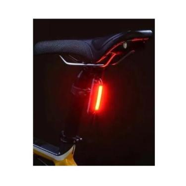 Imagem de Lanterna Bike Sinalizador Traseiro Farol Led Luz Segurança - B2T