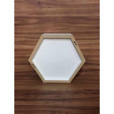 Imagem de Kit Nichos Casinha E Colmeia C/ Fundo Mdf Branco Quarto Beb - B&D Arte