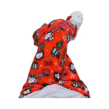 Imagem de Calças De Pijama De Fleece Macio Para Mulheres Sanrio Hello Kitty Kawa