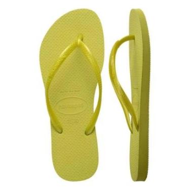 Imagem de Chinelo Havaianas Feminino Tiras Finas Metalizada Slim-Feminino