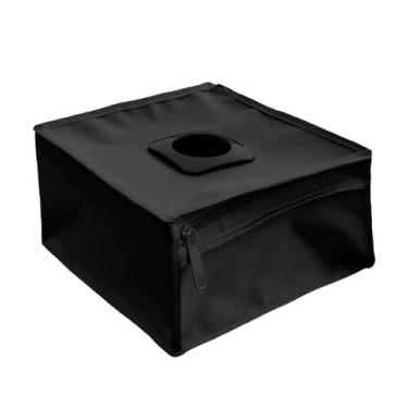 Imagem de Porta Sacola Puxa Saco Dispenser Gaveta Nylon Impermeável com Fecho - 