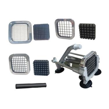 Imagem de Ｂｅｓｇａ Cortador de batatas, picador de frutas e vegetais, ferramenta de corte de vegetais resistente, máquina de picar batatas, vegetais e limão