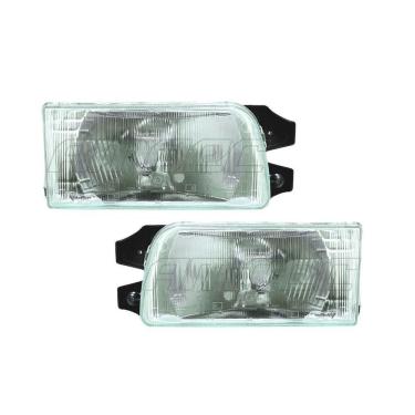 Imagem de Par De Farol Compativel Vw Quadrado Gol Saveiro Parati
