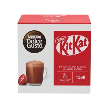Imagem de Cápsula de Café Nescafé Dolce Gusto KitKat 10 Cápsulas 170g