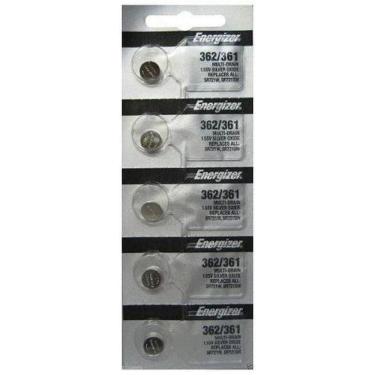 Imagem de 5 Baterias 362-361 Energizer 1,55V Sr721Sw Relógio