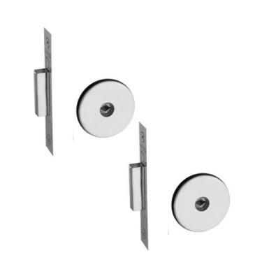 Imagem de Trava Tetra Pado Kit 2 Peças C/ 4 Chaves Mesmo Segredos, Inox