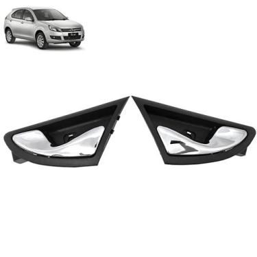 Imagem de Par Maçanetas Dianteiras Internas Puxador JAC J3 J3S Turin 2011 2012 2