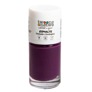 Imagem de Esmalte Natural Fortalecedor e Hipoalergênico Argan Cor Purple Twoone 