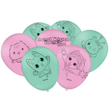 Imagem de Balao Casa Magica Da Gabby Filme - Embalagem com 25 unidades.