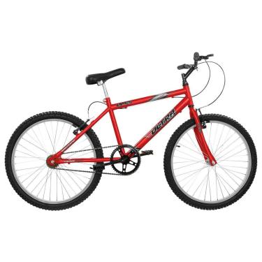 Imagem de Bicicleta de Passeio Ultra Bikes Esporte Aro 24 Reforçada Freio V-Brake Sem Marcha Vermelho
