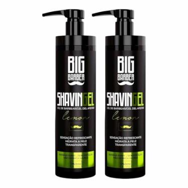 Imagem de Kit 2x Shaving Gel De Barbear Lemon 750ml Bancada Big Barber