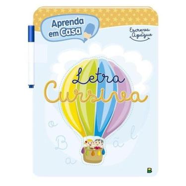 Imagem de Aprenda Em Casa Escreva E Apague: Letra Cursiva