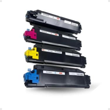 Imagem de Kit Cores Cartucho Toner Compativel Kyocera TK-5142 BK C M Y - ISD