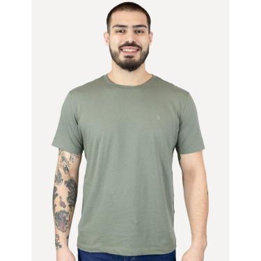 Imagem de Camiseta Individual Slim Pima Soft Touch Logo Verde Médio-Masculino