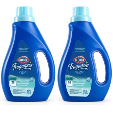 Imagem de Detergente para roupa Clorox Fraganzia Ocean Scent 2x1.18L
