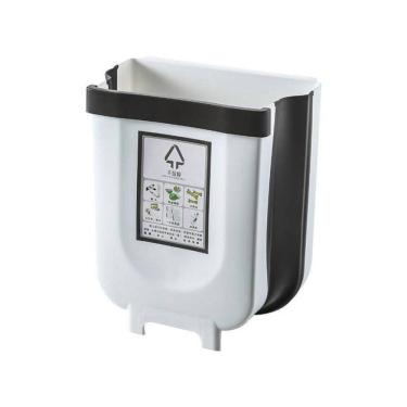 Imagem de Lixeira Dobrável De Parede - Branca