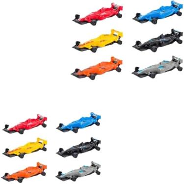 Imagem de Kit de Miniaturas de Fórmula 1 com 6 Carrinhos e 2 Pistas Ejetoras, Brinquedo para Crianças