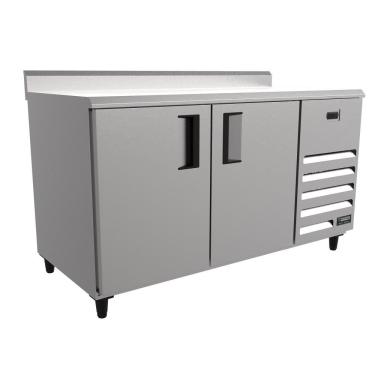 Imagem de Balcão Congelados Venâncio 150cm Exterior Inox Interior Aluzinco Tampo Liso Espelhado 220V Vcch15-42224