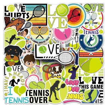 Imagem de Pacote de adesivos de tênis, 50 unidades à prova d`água para adolescentes e adultos