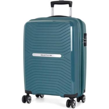 Imagem de Mala de Viagem Polipropileno, Zíper Antifurto, Expansível, Rodas Duplas - Polo King (Petroleo, Grande)