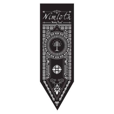 Imagem de Bandeira O Senhor Dos Anéis Árvore Branca Decorativa