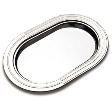 Imagem de Travessa Rasa Aço Inox 40cm Tramontina - 401 X 275mm Tramontina