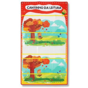 Imagem de Painel Banner Cantinho Da Leitura - Lona Plástica Reforçada - AUXILIAR