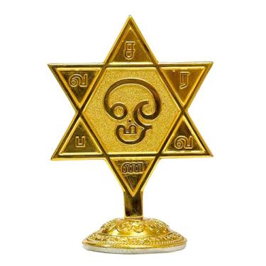 Imagem de EDZZEL Om Murugan Vel Car Dashboard Decorative – Saravana Bhava Vel Hindu Spiritual Symbol for Table & Office