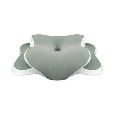 Imagem de Travesseiro Cervical Ergonômico De Espuma De Memória Para Alívio Da Do