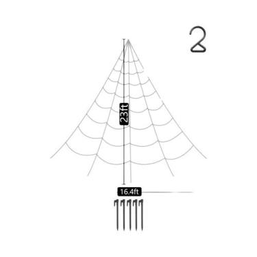 Imagem de Aranha De Pelúcia Gigante De Halloween 30-200cm Decoração De Horror Ao