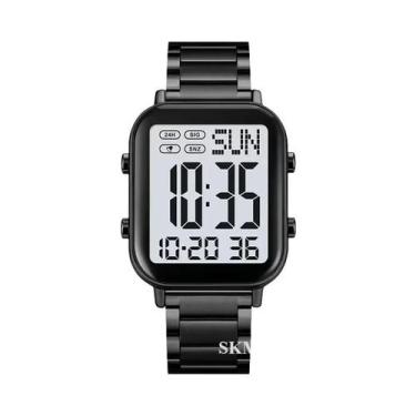 Imagem de Relógio Digital Masculino À Prova D'Água Em Aço Inoxidável SKMEI 2259 