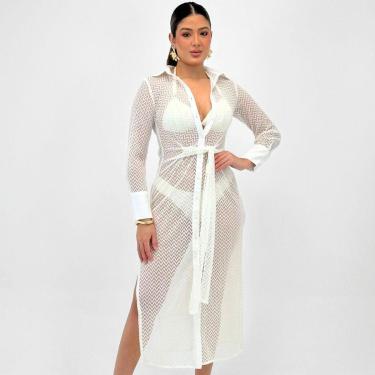 Imagem de Saída de Praia Bana Bana Longa Feminina-Feminino