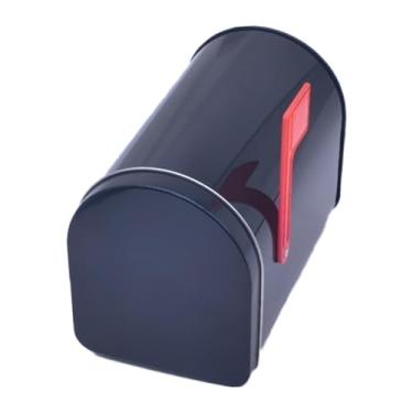 Imagem de Kuntesetty Caixa de Correio de Lata, Caixa de Correio, Caixa de Correio de Brinquedo, Mini Caixa de Correio, para Correspondência, Casa, Jardim, Sala de Aula, Preto, Tamanho real