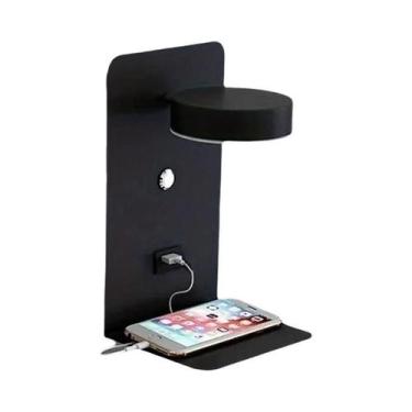 Imagem de Lâmpada De Parede LED Moderna Com Carregamento USB Luz Noturna Para Qu