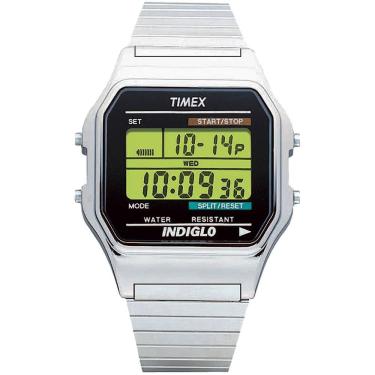 Imagem de Relógio Timex Masculino Ref: T78587 Vintage Classic Digital Silver Mola