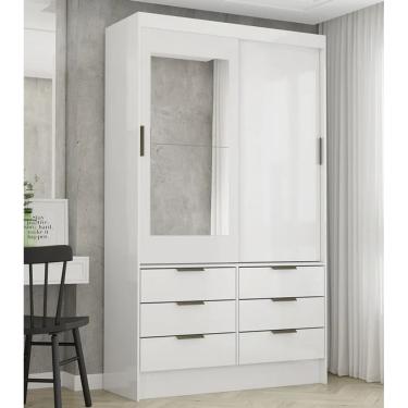 Imagem de Guarda Roupa Sevilha 2 Portas Branco - Carioca Móveis