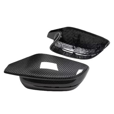 Imagem de Capa De Espelho Lateral De Carro Estilo Padrão De Fibra De Carbono Compatível Com BMW M2-G87 M3-G80 M4-Series G87 G82 G83 2020-2023(Style2 LHD)