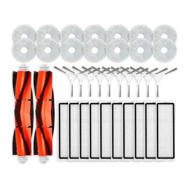 Imagem de Compatible Compatible With Xiaomi Robot Vacuum S10+ / S10 Plus B105 Spare Parts Accessories Main Side Brush Hepa Filter Mop Rag Cloth(Beige)