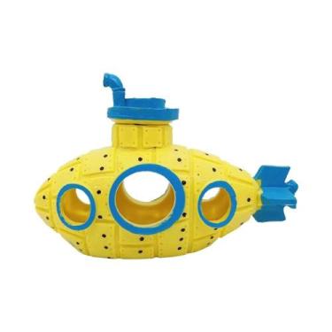 Imagem de Decoração De Aquário Em Resina Com Tema Submarino, Ornamento Para Tanq