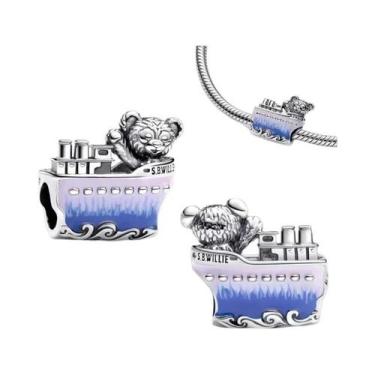 Imagem de Pingentes De Prata Esterlina 925 Mickey Mouse E Superman Para Pulseira