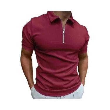 Imagem de Camiseta Masculina De Verão Para Fitness E Corrida, Cor Sólida, Gola C