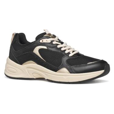 Imagem de Geox Tênis feminino de cano baixo, Preto, 39