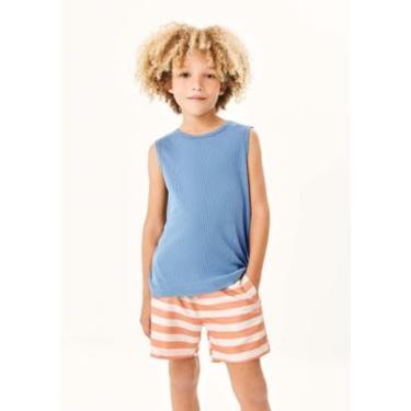 Imagem de Regata Infantil Menino Básica Canelada-Masculino