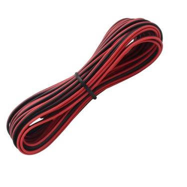 Imagem de Cabo De Extensão Vermelho E Preto 2 Pinos 22AWG 5M 10M 20M Para Fita D