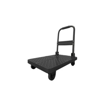 Imagem de Carrinho De Mão Carrinho De Plataforma Dobrável Versão Dobrável Com Rodas E Alças Carrinho De Mão Móvel Plano Multifuncional 400KG