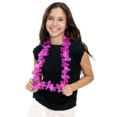 Imagem de Colar Havaiano Abrakadabra, Roxo, U
