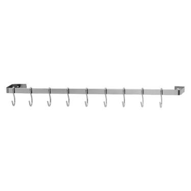 Imagem de Porta Utensílios E Talheres Cromado 18 Ganchos 100cm UN - Unidas Store